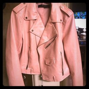 Zara faux leather jacket